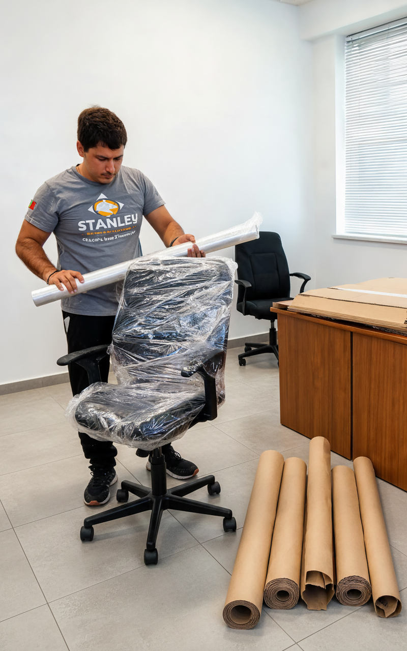 Serviço completo de mudanças empresariais