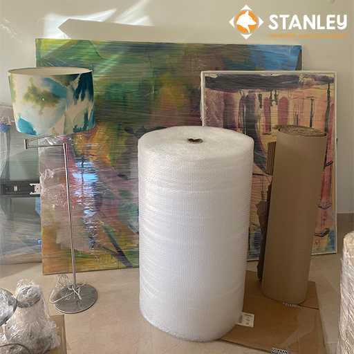 Locomoção e Transporte de objetos de exposição